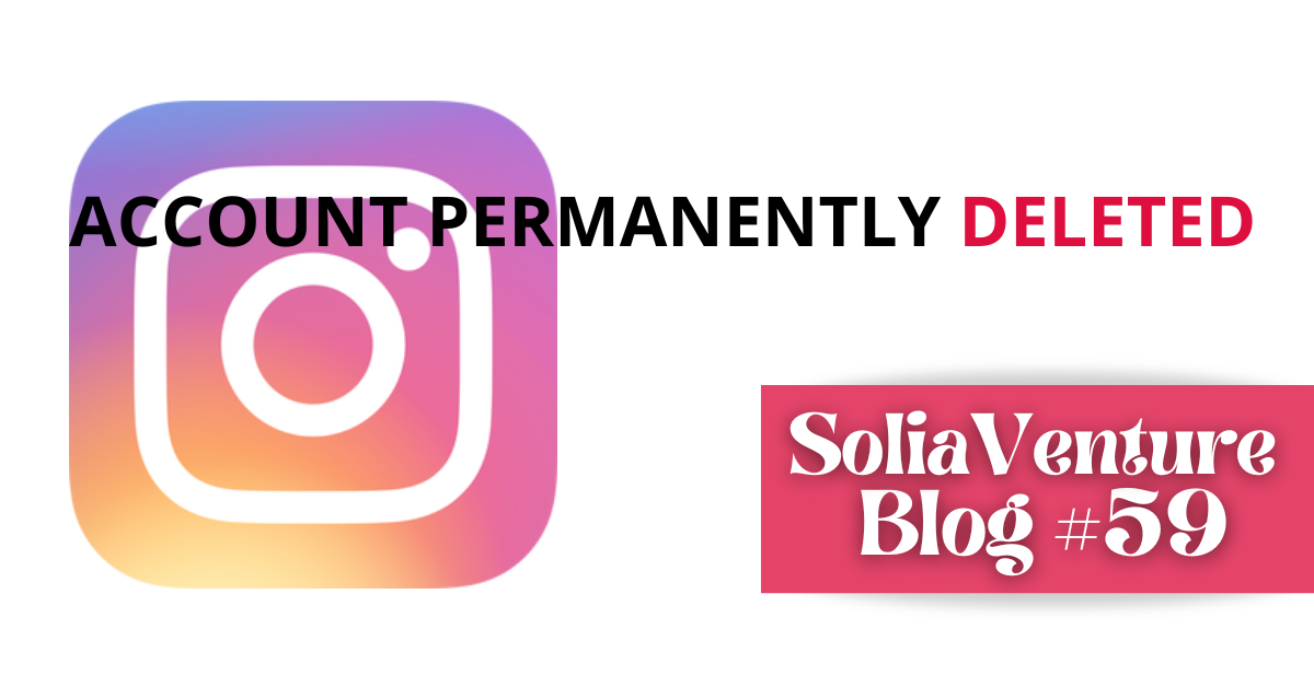Instagram permanently suspended our account