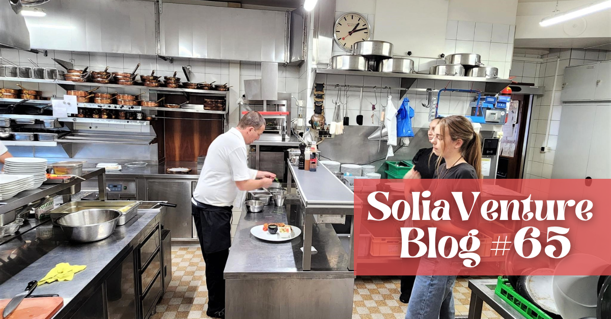 Trusted with a knife in a real restaurant kitchen