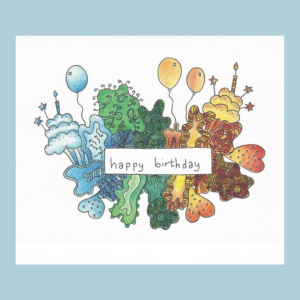 Birthday Doodles – Greeting Card