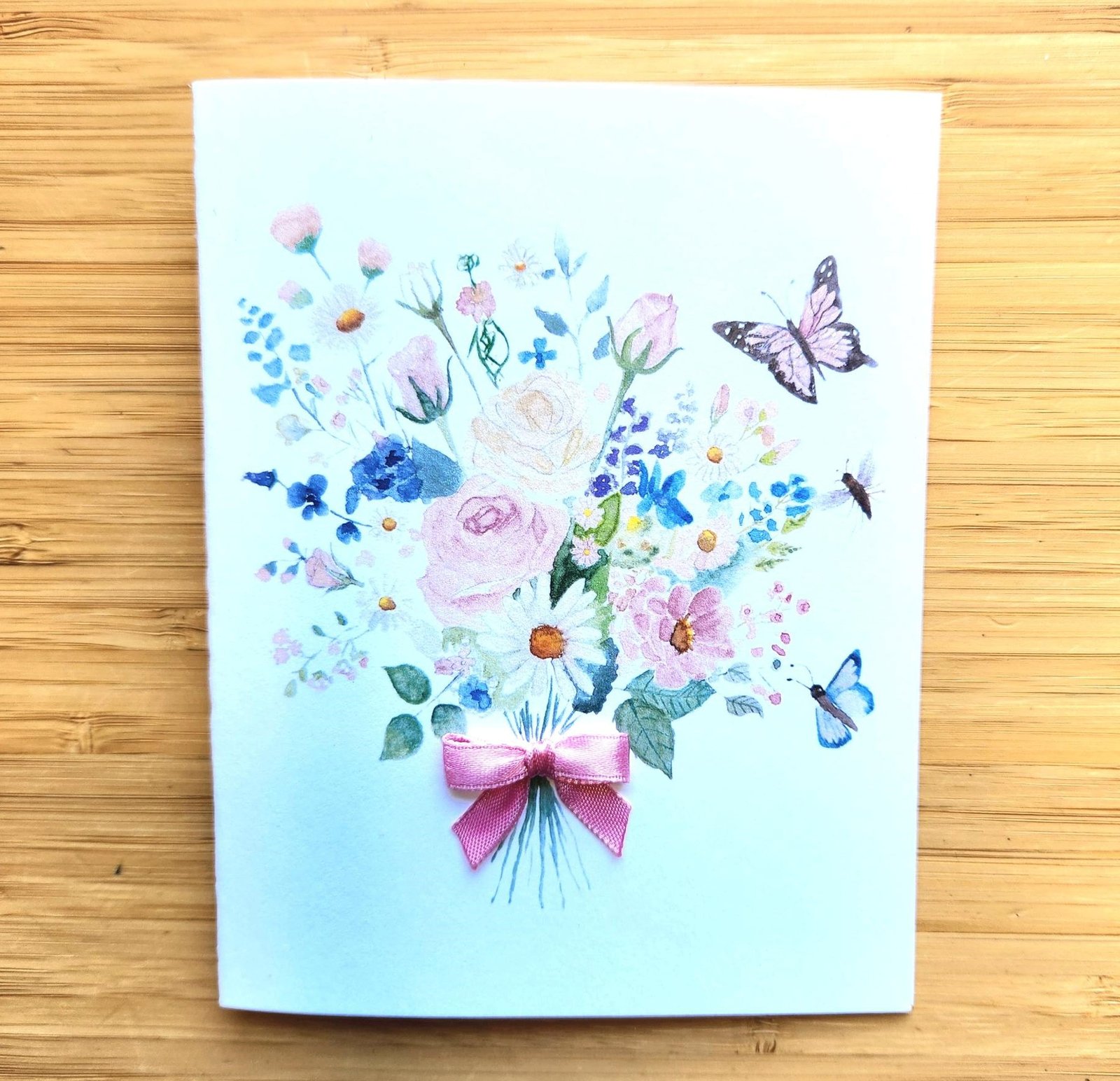 bouquet card