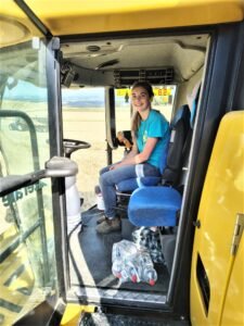 How I ended up driving a combine harvester