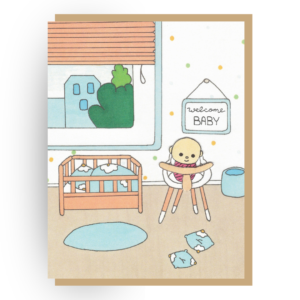 Welcome Baby Room – Greeting Card