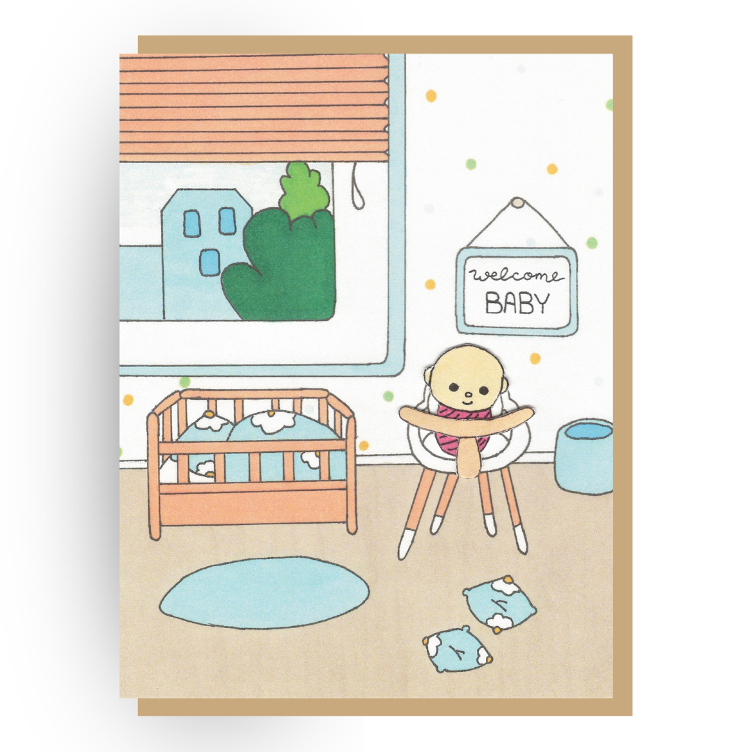 Welcome Baby Room – Greeting Card