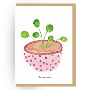 Polka Dot Plant – Greeting Card