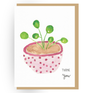 Polka Dot Plant – Greeting Card