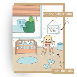 Welcome Baby Room – Greeting Card