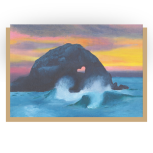 Seal Rocks – Greeting Card