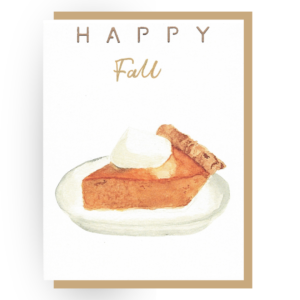 Pumpkin Pie – Greeting Card